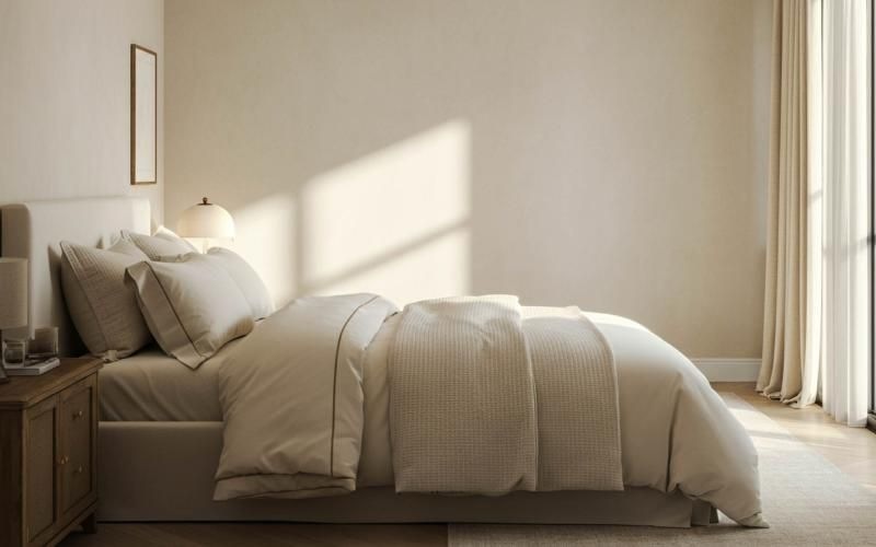 bedroom with natural light.