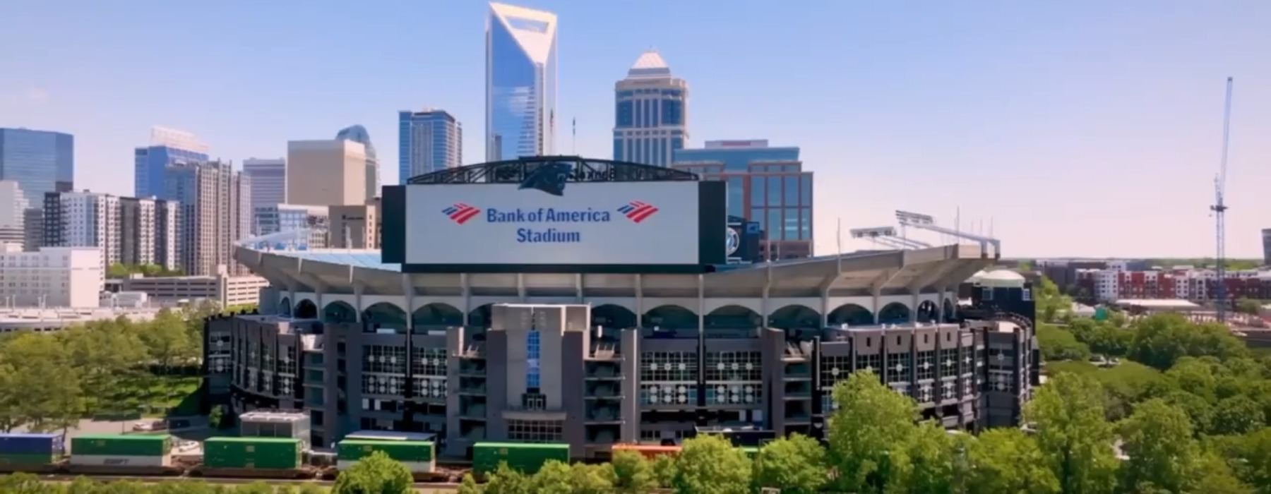 a stadium